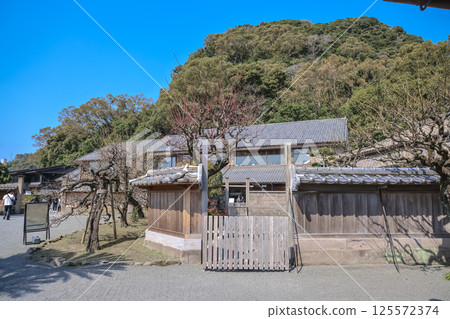 March 23 2025 a Traditional Japanese House with Wooden Veranda, Japan March 23 2025 a Traditional Japanese House with Wooden Veranda, Japan 125572374