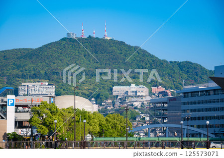 Radio tower and observation deck at the top of Mount Inasa, Nagasaki 125573071