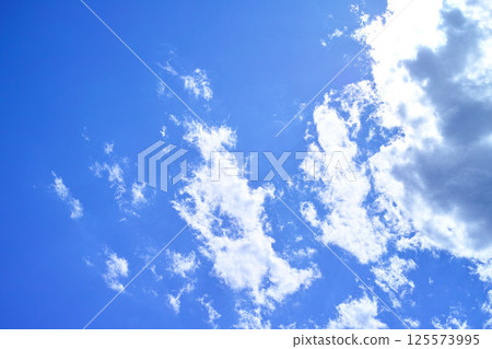 藍色的天空和雲圖像 藍色的天空和雲圖像 125573995