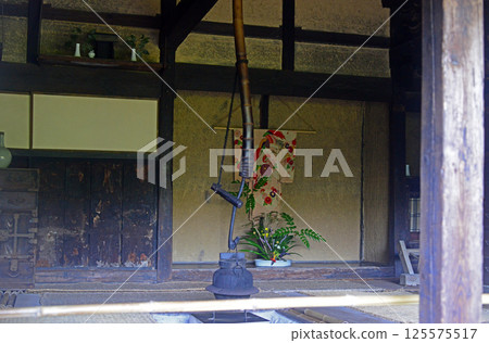 四國村：江戶時代中期農舍的榻榻米房間和壁龕 - 2 125575517