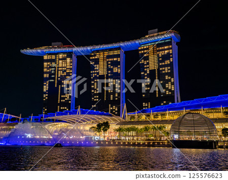 Night view of Marina Bay Sands Night view of Marina Bay Sands 125576623