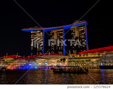 Night view of Marina Bay Sands, Singapore Night view of Marina Bay Sands, Singapore 125576624