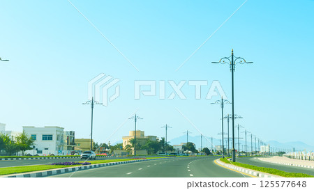 Kalba, UAE- 01042025: Kalba city corniche, mangrove, park Kalba, UAE- 01042025: Kalba city corniche, mangrove, park 125577648