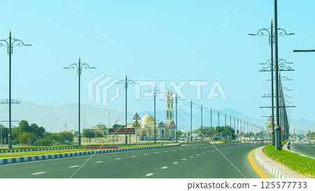 Kalba, UAE- 01042025: Kalba city corniche, mangrove, park Kalba, UAE- 01042025: Kalba city corniche, mangrove, park 125577733