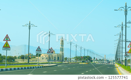 Kalba, UAE- 01042025: Kalba city corniche, mangrove, park Kalba, UAE- 01042025: Kalba city corniche, mangrove, park 125577741