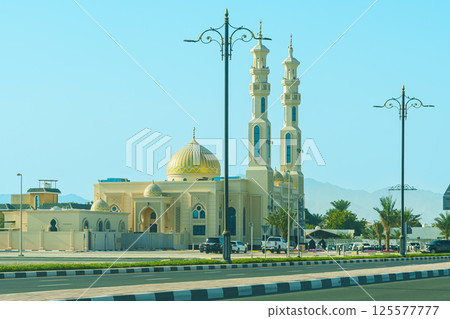 Kalba, UAE- 01042025: Kalba city corniche, mangrove, park Kalba, UAE- 01042025: Kalba city corniche, mangrove, park 125577777