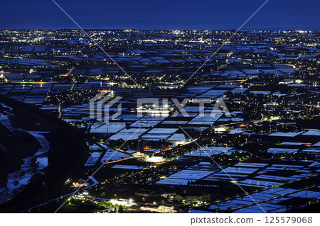 從Sky Shishiku看到的手取川沖積扇 從Sky Shishiku看到的手取川沖積扇 125579068