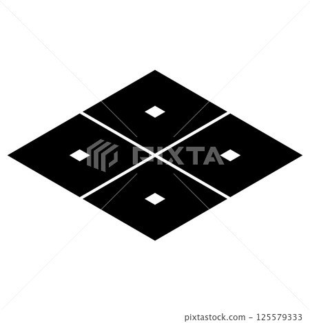 This is my family crest. It is called a four-eyed diamond. 125579333