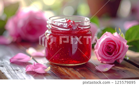 散發著玫瑰香氣的華麗玫瑰果醬 4 125579895