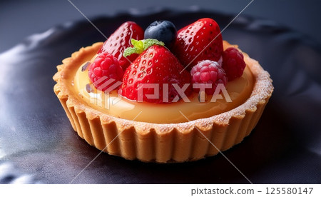 Fresh fruit tart 1 125580147