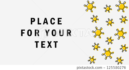 Protect set sign. Monkey Pox lockdown. Pandemic. Stop virus. Stay at home infection spreading prevention. Vector illustration Ebola, arcturus, marburg, omicron or omicron. Novel Coronavirus covid-19. 125580276