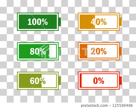 Level battery energy icon set. Powerfully full and power low up status batteries. Energy reusing concept. Alkaline tags. Battery charging point, charge indicator. Mobile plug. Vector illustration. Level battery energy icon set. Powerfully full and power low up status batteries. Energy reusing concept. Alkaline tags. Battery charging point, charge indicator. Mobile plug. Vector illustration. 125580486
