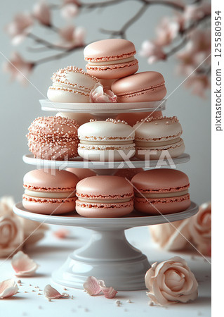 macaron, food, candy 125580954
