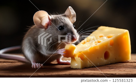 被起司吸引的小老鼠2 125581323