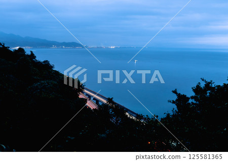 View from Satta Pass Observation Deck Japan in the early morning cloudy day View from Satta Pass Observation Deck Japan in the early morning cloudy day 125581365