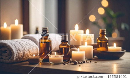 Relaxing aroma and candles/Beauty salon image 2 125581491