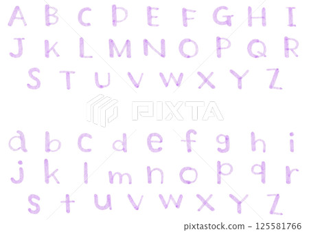 Alphabet illustrations Alphabet illustrations 125581766