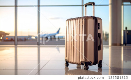 機場大廳和隨身行李箱 2 機場大廳和隨身行李箱 2 125581813