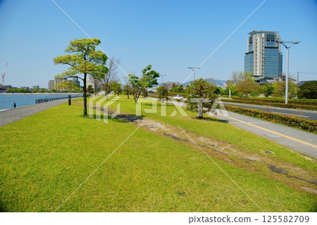 島根縣松江宍道湖及湖畔景觀 125582709