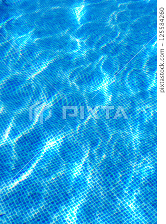 Blue water background Blue water background 125584260