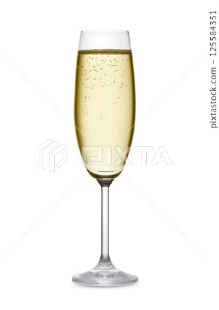 glass of champagne 125584351