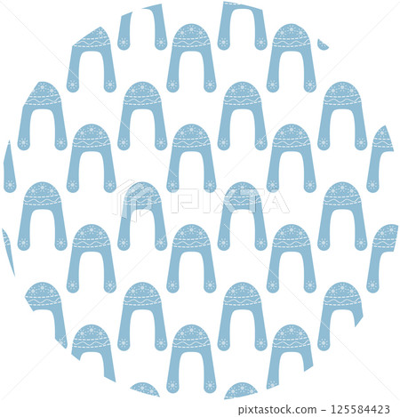 Winter Hat Ushanka Circle Background Trendy blue Monochrome Wintertime Cloth Backdrop Template idea Winter Hat Ushanka Circle Background Trendy blue Monochrome Wintertime Cloth Backdrop Template idea 125584423