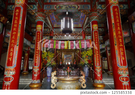 Beloved Taiwan (The oldest temple in the "Gaomei Wetlands" area of Taichung City. The "Gaomei Wenxing Temple" is loved by local residents.) Beloved Taiwan (The oldest temple in the "Gaomei Wetlands" area of Taichung City. The "Gaomei Wenxing Temple" is loved by local residents.) 125585338