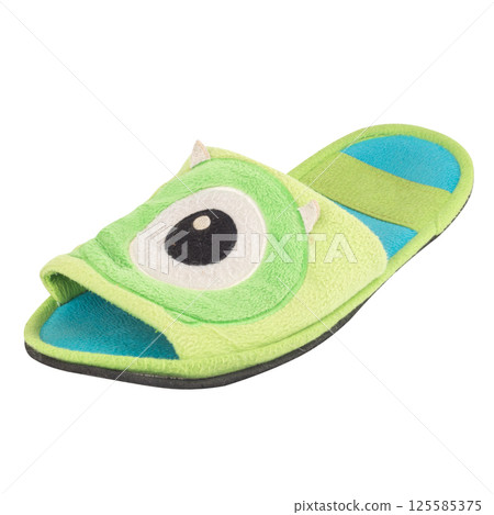 Home slippers cartoon isolated on white background Home slippers cartoon isolated on white background 125585375