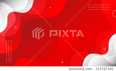 Abstract Red Curvy Background Design Abstract Red Curvy Background Design 125587340