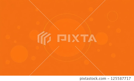 a picture of a orange background with circles 125587717
