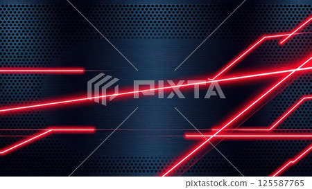 a close up of a blue and pink background with a wave 125587765