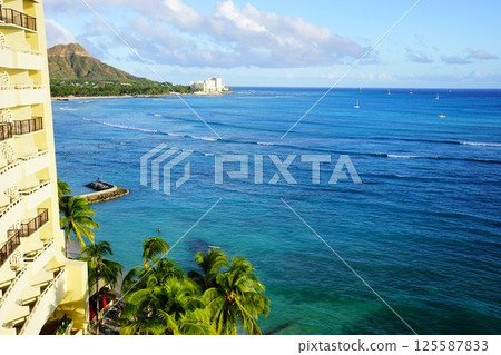 The blue sea of Hawaii The blue sea of Hawaii 125587833