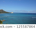 The blue sea of Hawaii 125587864