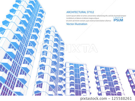 city, building, sketch 125588261