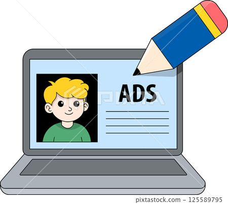 Laptop Displaying Ad Earnings Credited to User Account Laptop Displaying Ad Earnings Credited to User Account 125589795