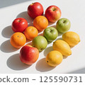 Colorful fruits 125590731