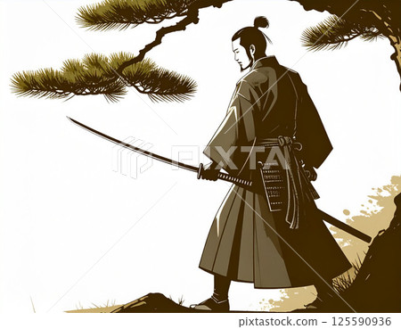 japanese samurai 125590936