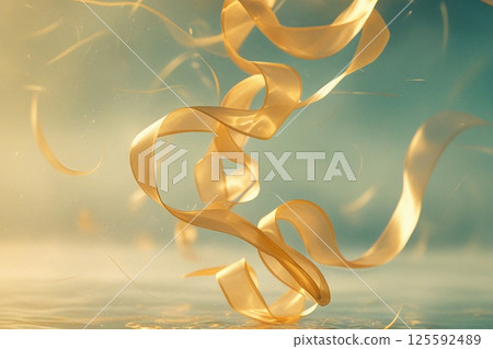 帶閃光的金色背景 125592489