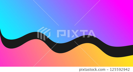 Minimal abstract geometric background with shapes composition. Modern presentation template. Vector 125592942