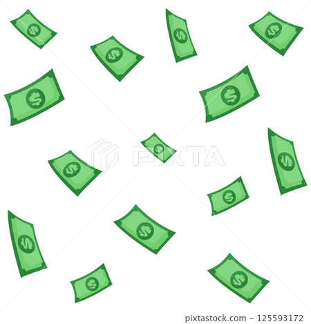 dollar pattern flat vector illustration dollar pattern flat vector illustration 125593172
