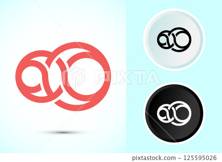 Infinity, Eternity, icon design illustration, Endless sign symbol in color, black and white Infinity, Eternity, icon design illustration, Endless sign symbol in color, black and white 125595026