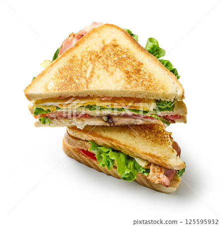 club sandwich stack club sandwich stack 125595932