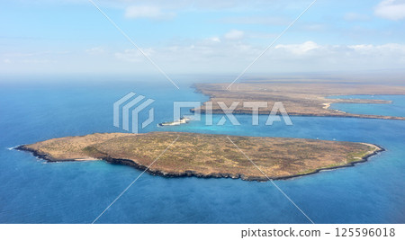 Aerial view of the Galapagos Islands, Ecuador. 125596018
