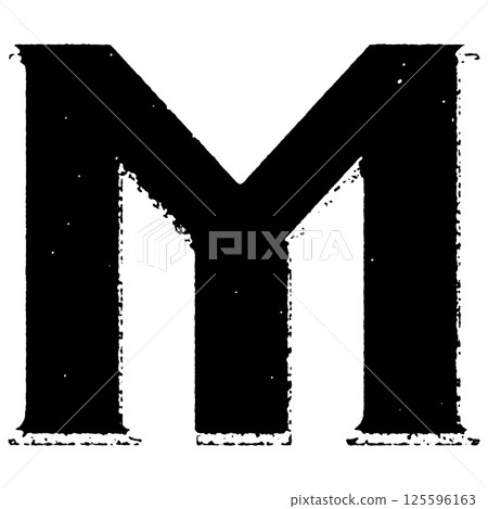 Grungy vector font. Art lettering. Grungy vector font. Art lettering. 125596163