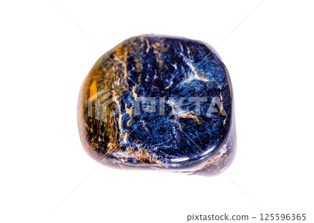 pietersite PAR mineral stone on white background 125596365