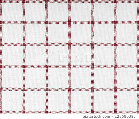 Brown fabric checkered fabric from factory, towel 125596383