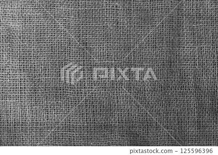 texture fabric burlap for sewing grey background color macro 125596396