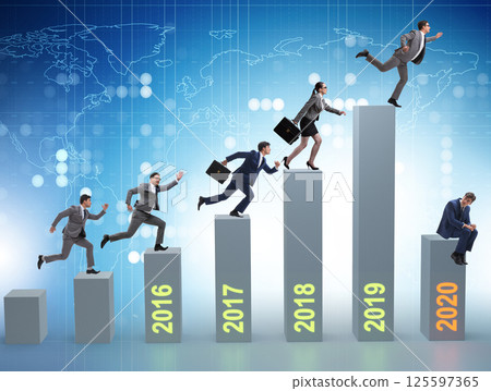 Concept of economic crisis from coronavirus covid-19 Concept of economic crisis from coronavirus covid-19 125597365