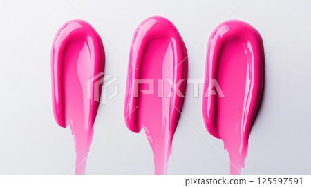 Pink swatches on white bg Pink swatches on white bg 125597591