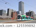 Hiroshima Electric Railway Tram 73 5100 Series No. 5106 Enkobashi-cho to Matoba-cho 125599892